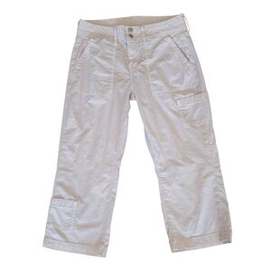 American Eagle Blush Pink Cargo Crop Pants Size 4 Short